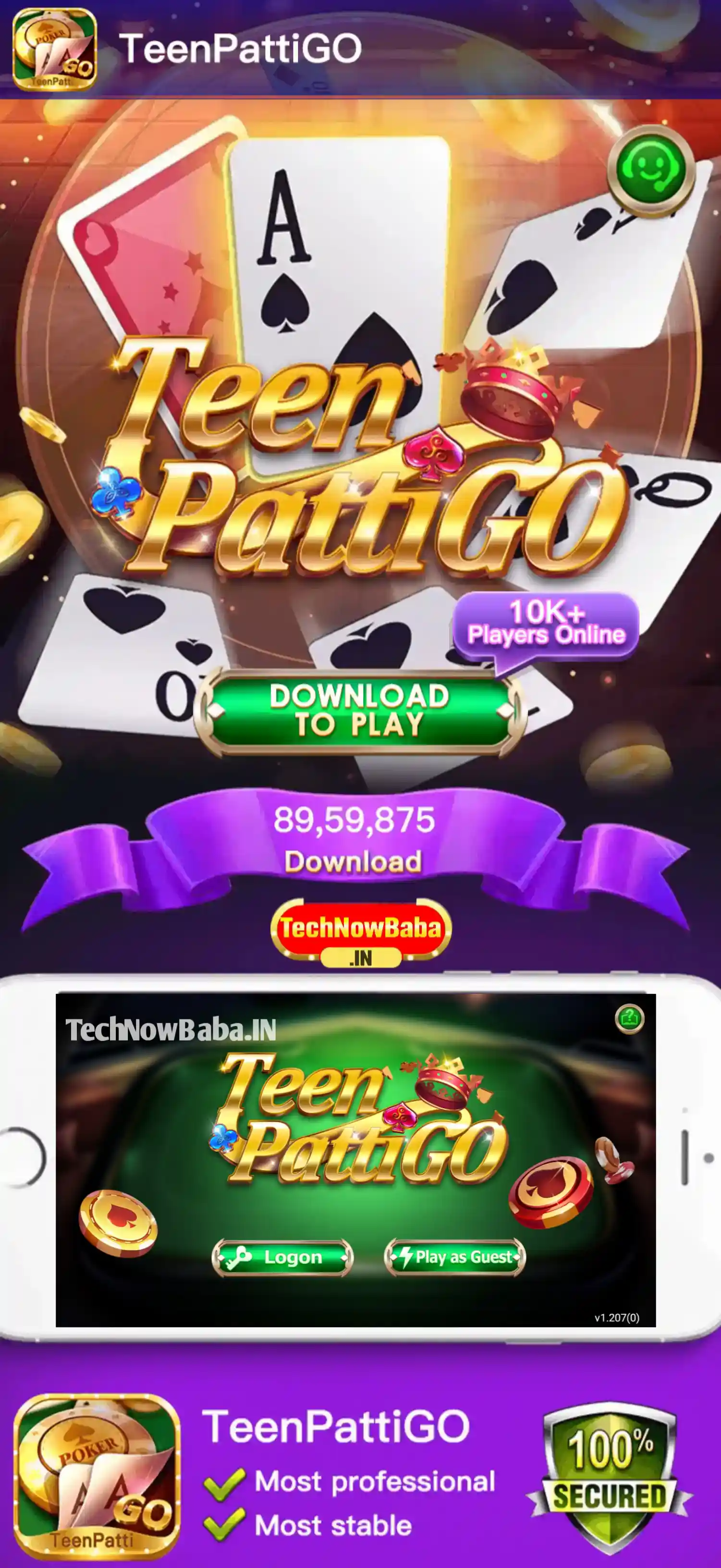 Teen Patti Go Apk Tech Now Baba