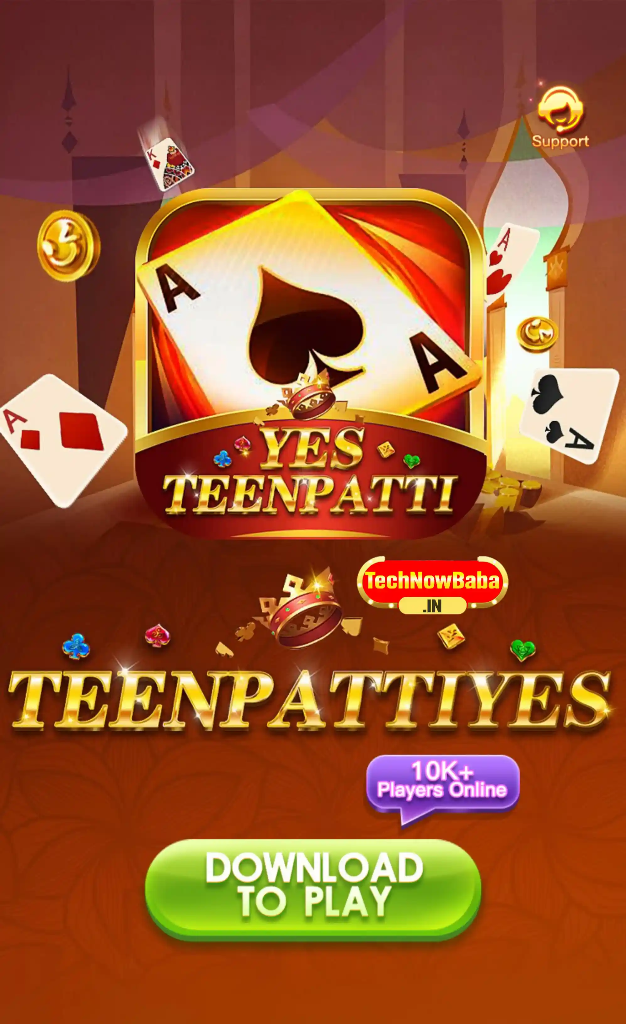 Teen Patti Yes Apk TechNow Baba